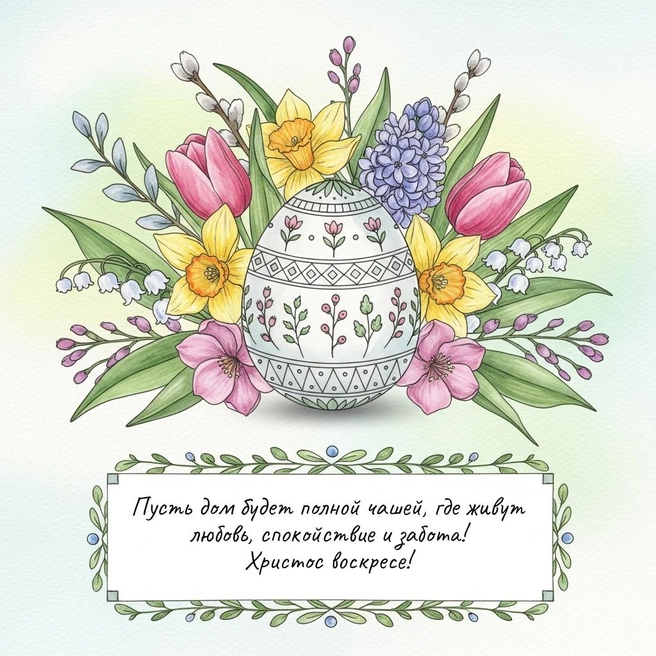 Пасхальный венок